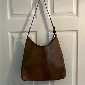 BORN Leather Shoulder Hobo Bag
